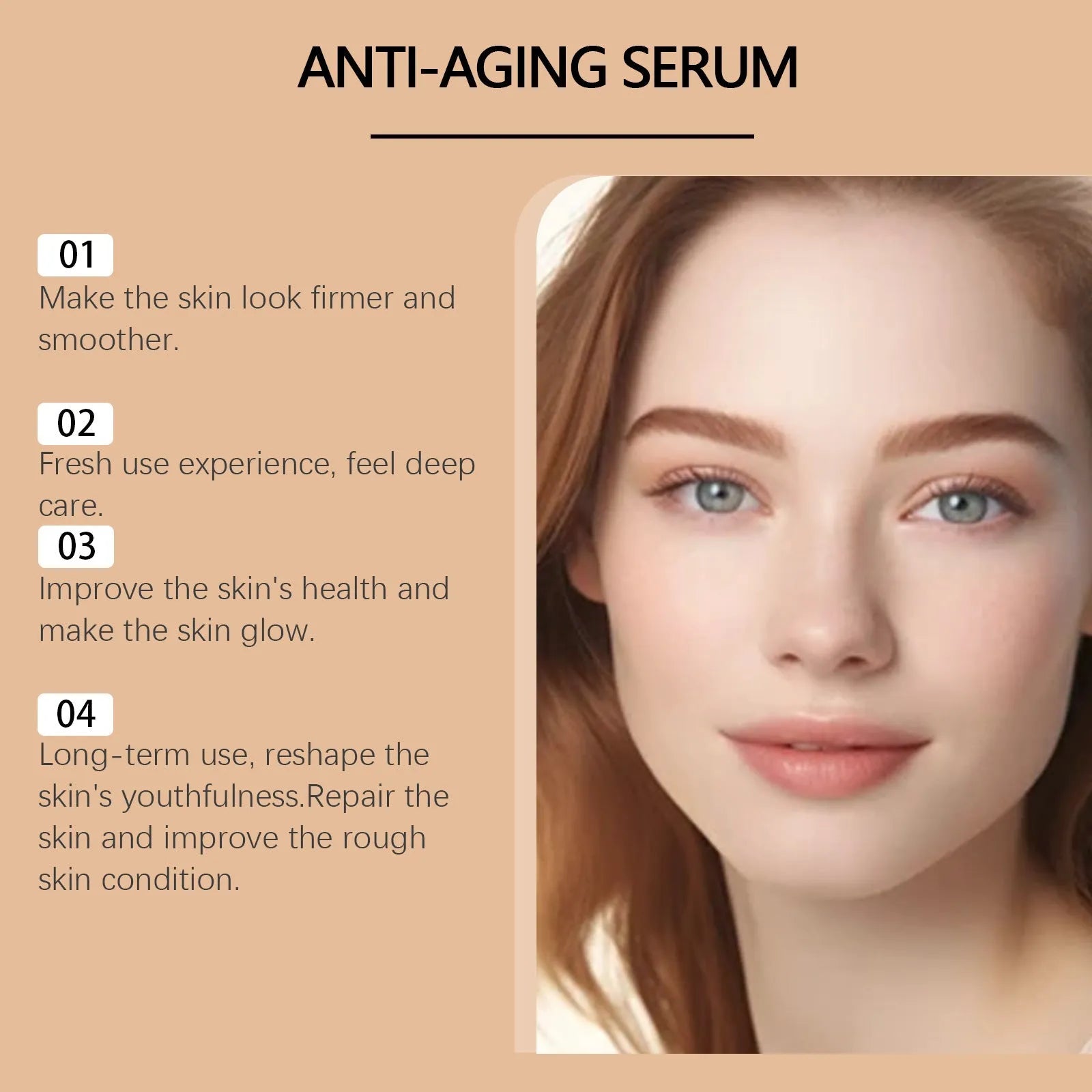 30ml bottle of anti-aging essence liquid with hyaluronic acid and bee venom