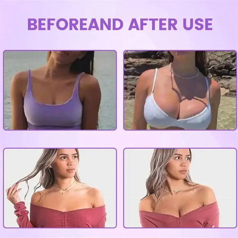 Disposable adhesive chest patch breast enhancement mask for temporary shaping