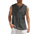 Men's slim fit acetate pullover sweater with a stand-up collar, shown in a dark grey colour.