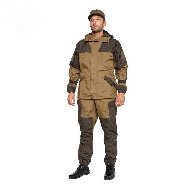 Men's Special Forces Mountain Battle Suit in camouflage, featuring a jacket and trousers set for tactical outdoor use.