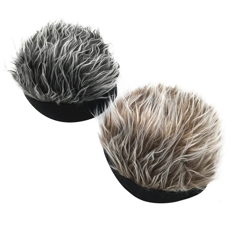 Adjustable wig hat for adults 56-58cm circumference showing hair and hat integration