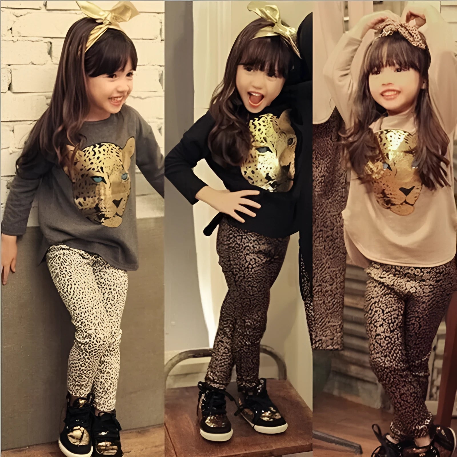 Children's casual summer pants suit set in black, grey, khaki, or pink for ages 3-8.