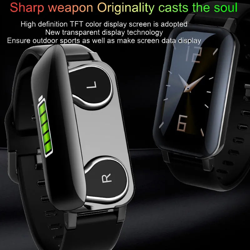 Call Bracelet smart Bracelet heart rate monitor in Black Blue Coffee colour options