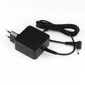 Black 45W laptop adapter with American standard DC connector plug and included charging cable