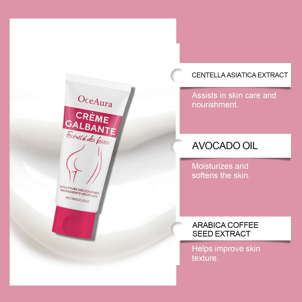 60g jar of Hip and Neck Firming Cream with botanical extracts.
