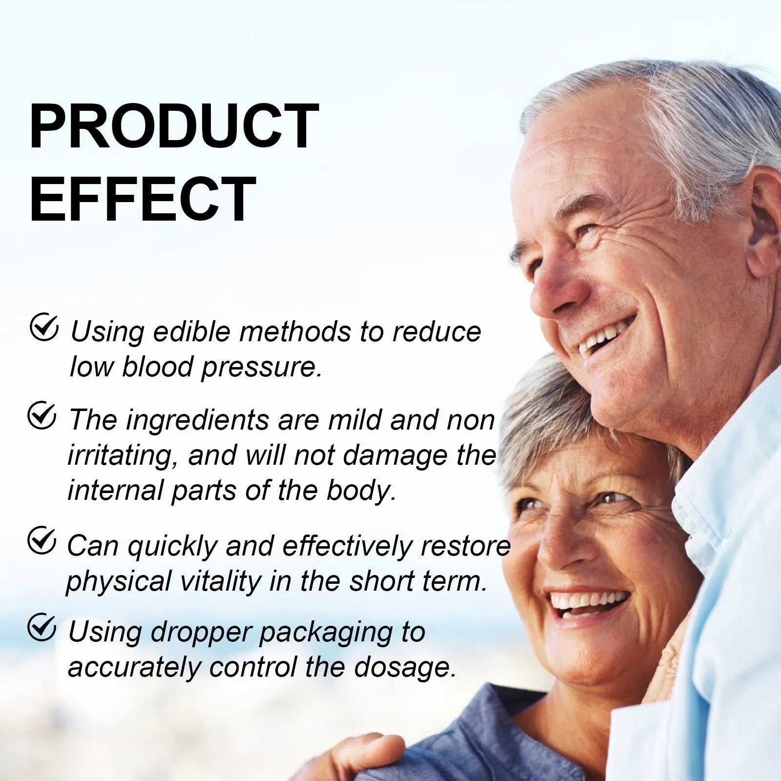 30ml bottle of herbal health supplement drops for physical comfort and blood balance support