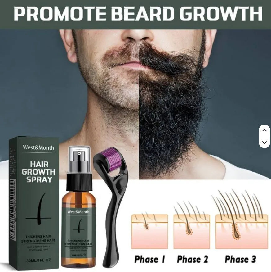 Men's organic face spray with herbal tea formula in a beauty care package packaging