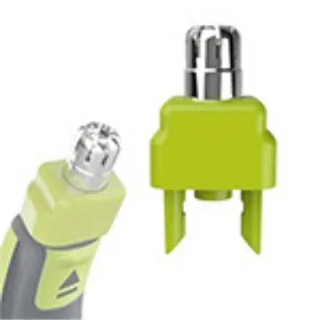 Green nose hair trimmer replacement cutter head made from ABS and stainless steel for Philips pogonotomy shavers