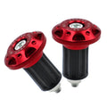 Set of metal motorcycle balance terminal handle plugs in six colours for street bikes and scooters