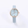 Student watch with round dial, 32mm diameter, pin buckle, available in five colours