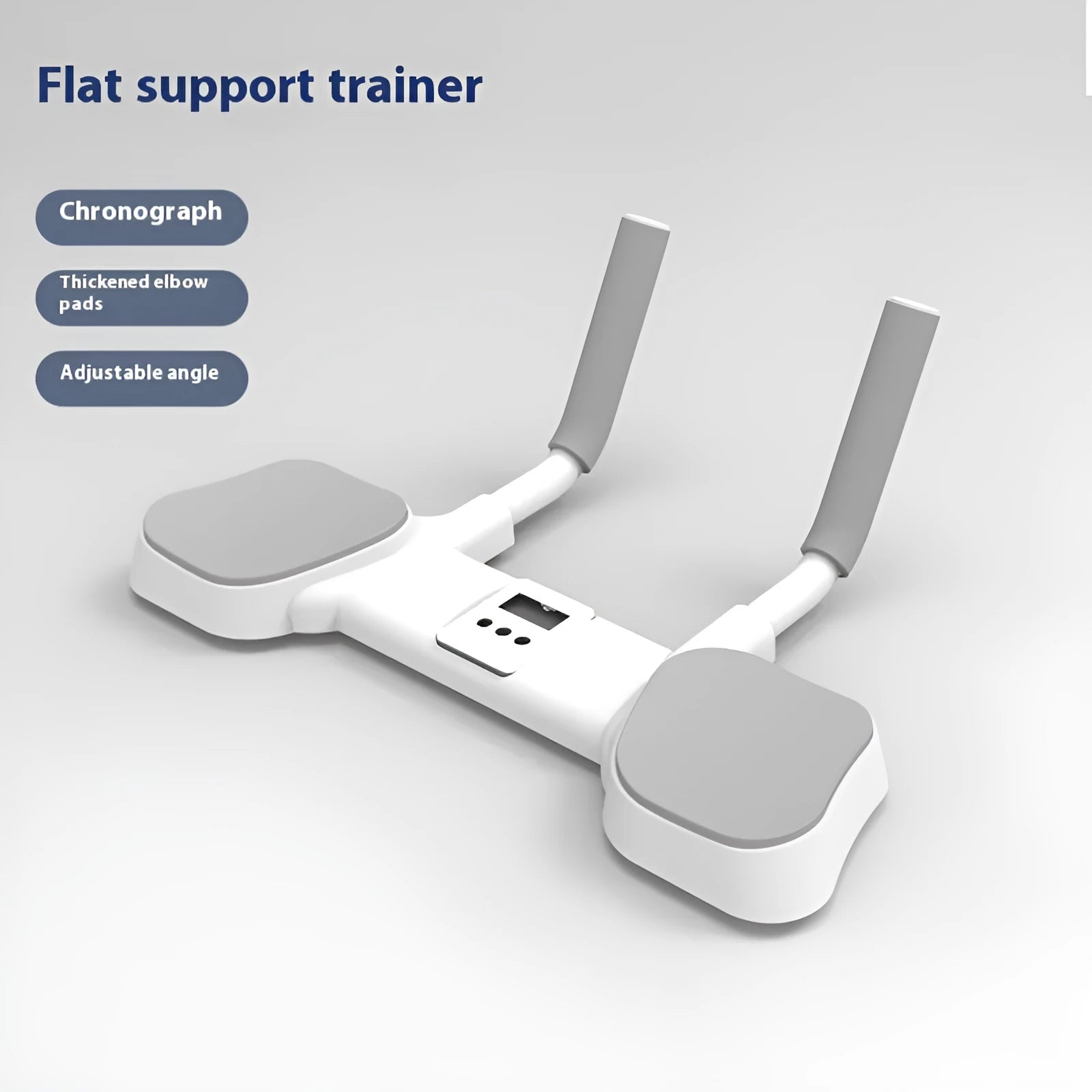 White household flat support trainer with alloy aluminium frame and adjustable height settings