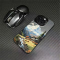 PC hard phone case with laser design in black for iPhone 14 Pro Max