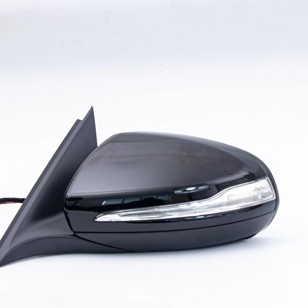 Mercedes-Benz C-Class W205 rearview mirror assembly replacement part with ABS shell