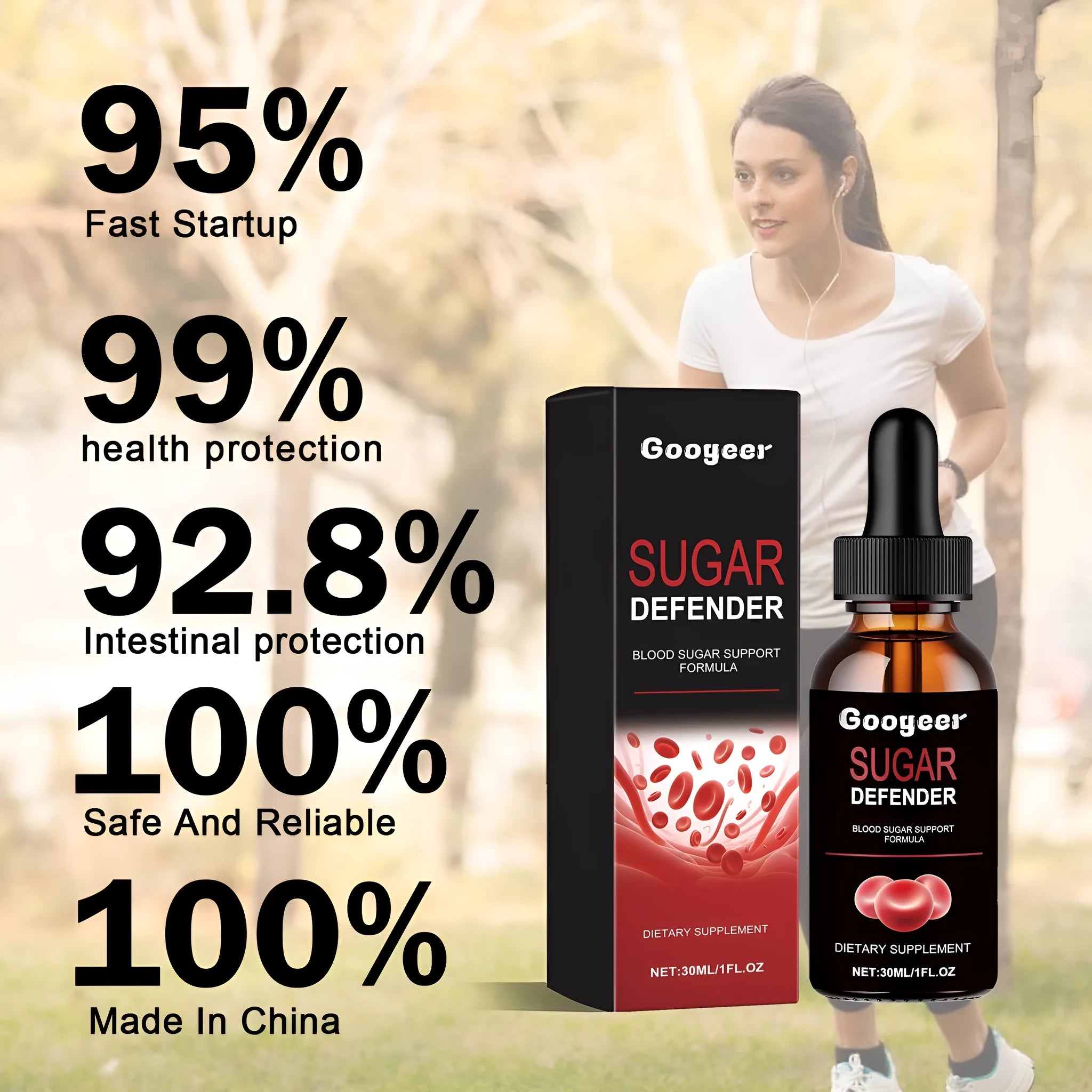 Googeer Body Care Drops 30ml bottle liquid dietary supplement for vitality support