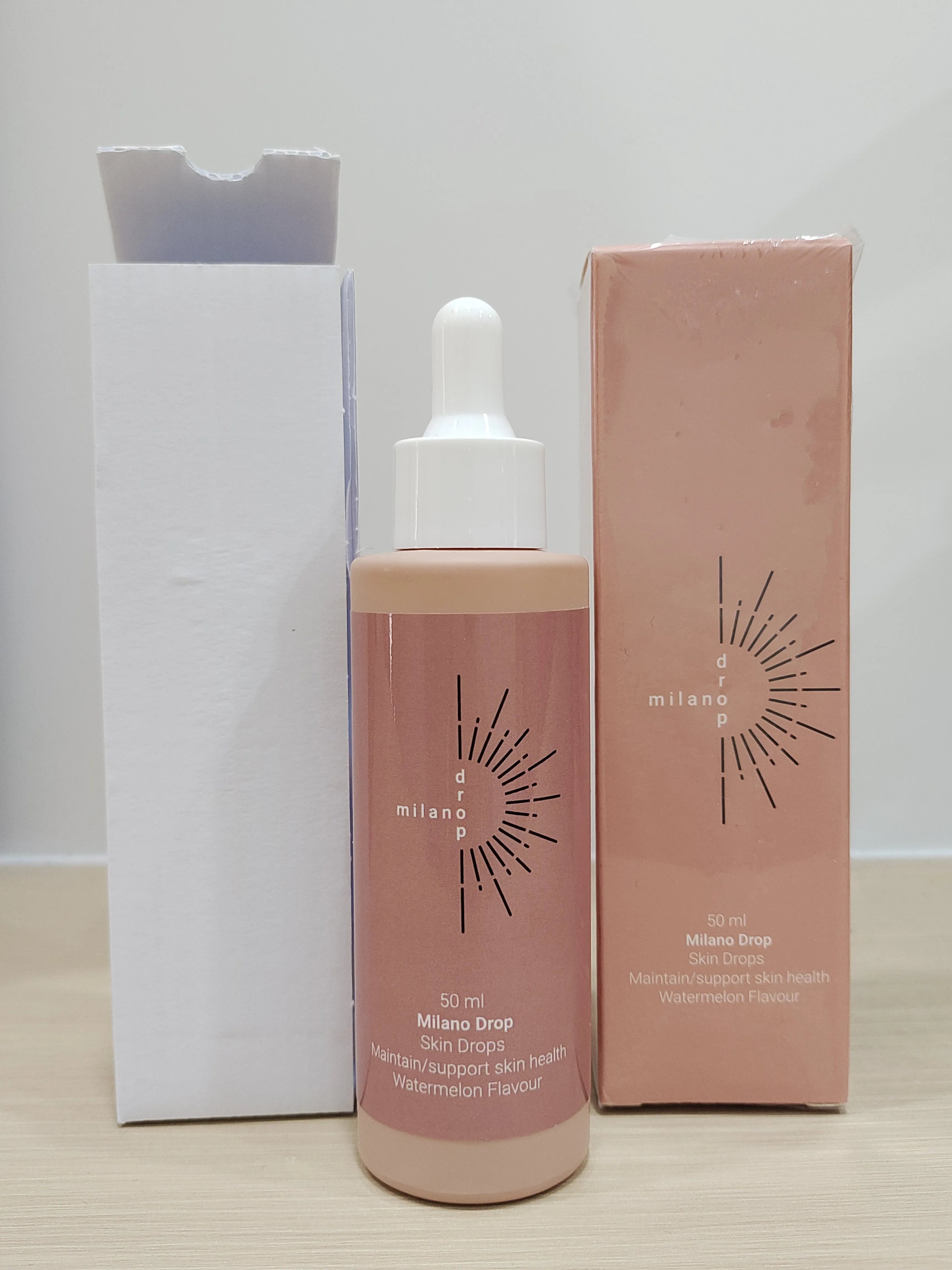 50ml self tanning serum drops bottle for face and body tanning with dark bronzer