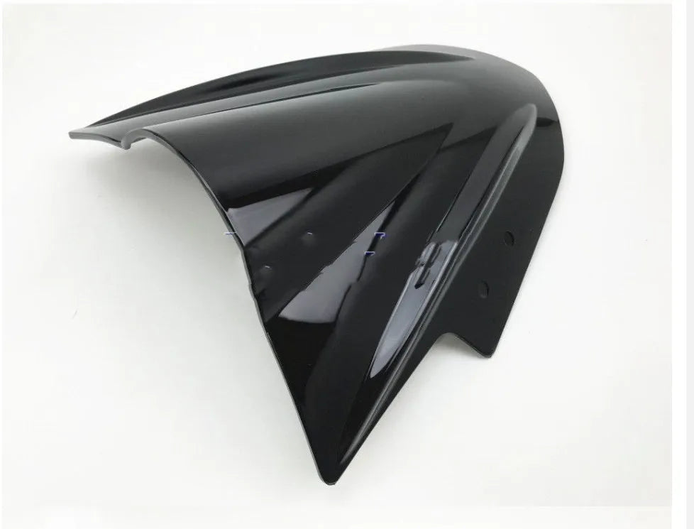 4mm plexiglass motorcycle windshield for street modification, universal fit, black or transparent screen