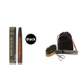 Men's sweatproof waterproof eyebrow pencil for beard and hairline coverage in black or dark brown colour options