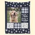 White super soft flannel pet dog blanket shown in three size options for beds and crates