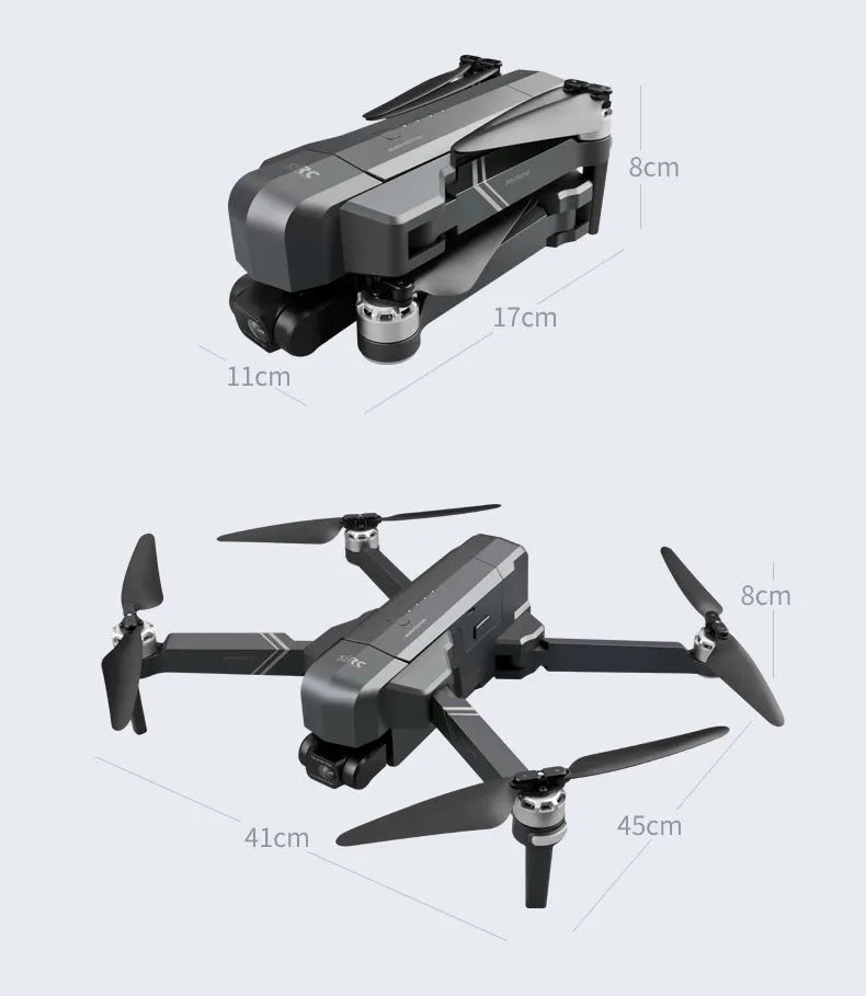 F11PRO PTZ version 4K drone with GPS brushless motor and handle remote control outdoors