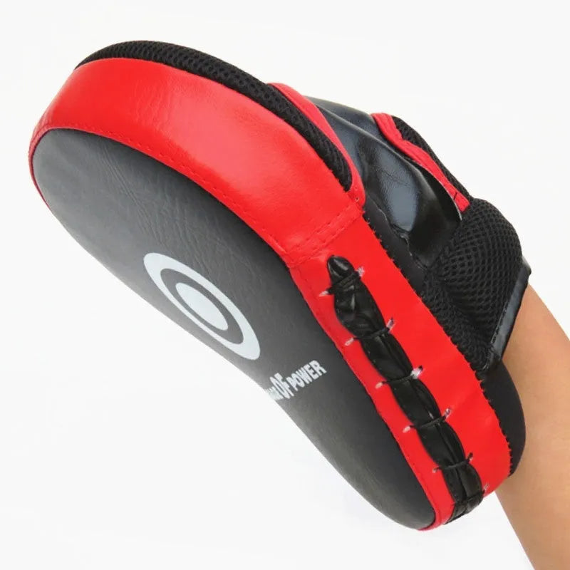 25cm boxing target pad with coloured edge options for martial arts training