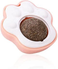 Three coloured catnip balls with edible vine surface for dental cleaning, 45mm diameter