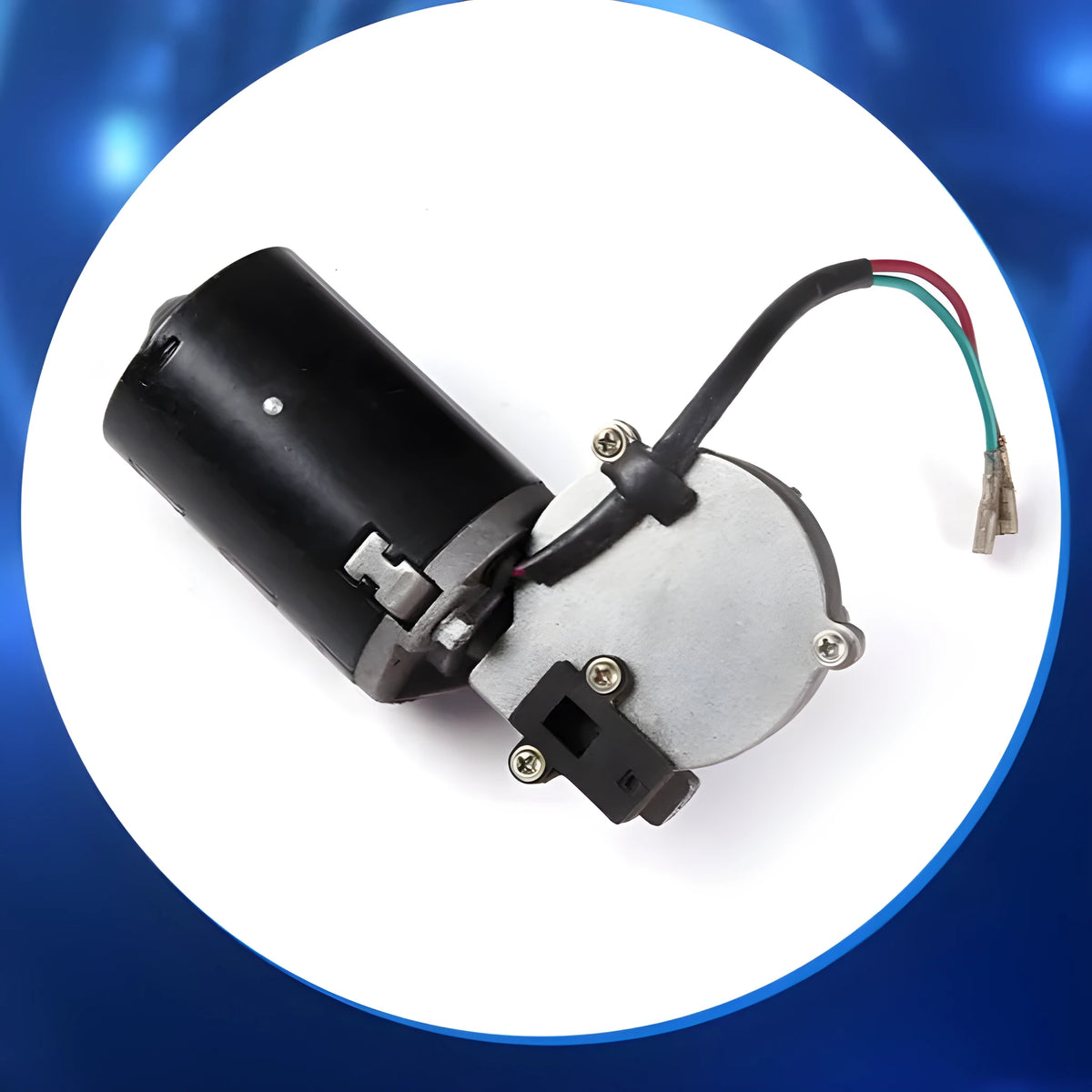 70W garage door DC gear motor, 12V to 24V permanent magnet brush motor in Black for roller window and curtain lifting