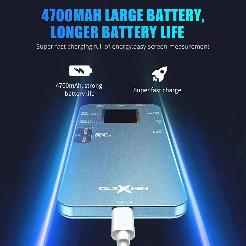 S300 mobile phone screen tester assembly tool for Huawei models on a repair bench.