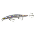 Topwater fishing lure ABS plastic 11.5cm 11g with treble hook in Silver Bar colour