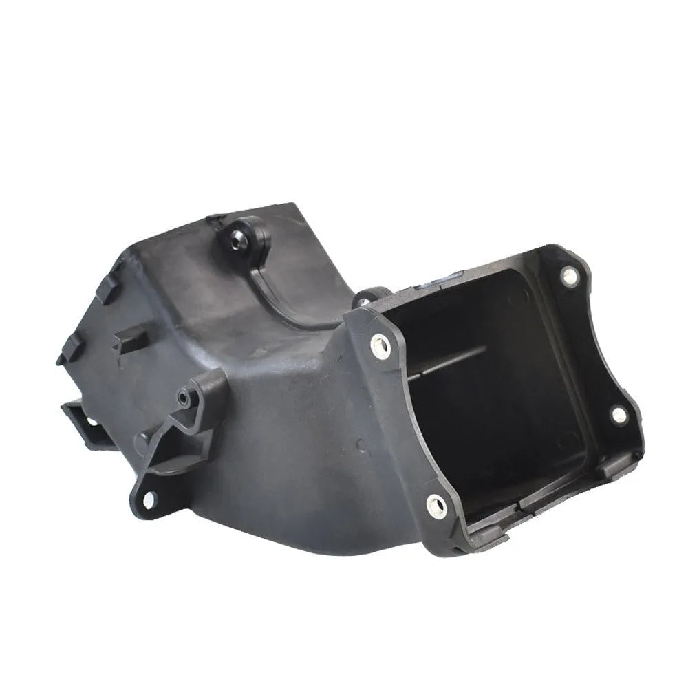 Black motorcycle ventilation pipe for Yamaha intake systems, dimensions 280mm by 170mm by 160mm.