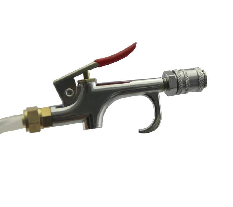 Pneumatic automatic transmission oil changer with a fluid tank and 220W motor unit.