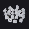 100 plastic peach wood coloured seat buckle fastener clips for BMW E39 and E38 models.