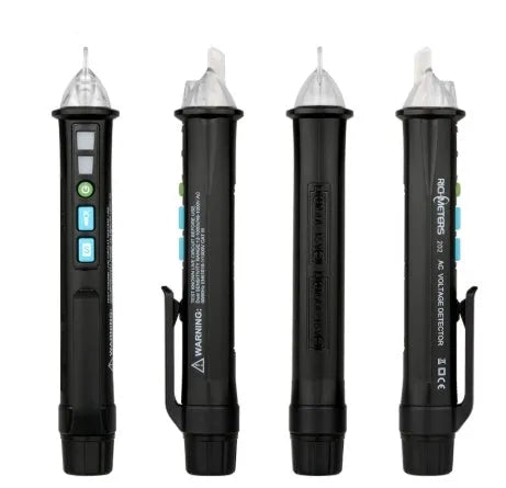 Black intelligent checkpoint test pencil for electrical line detection with display screen