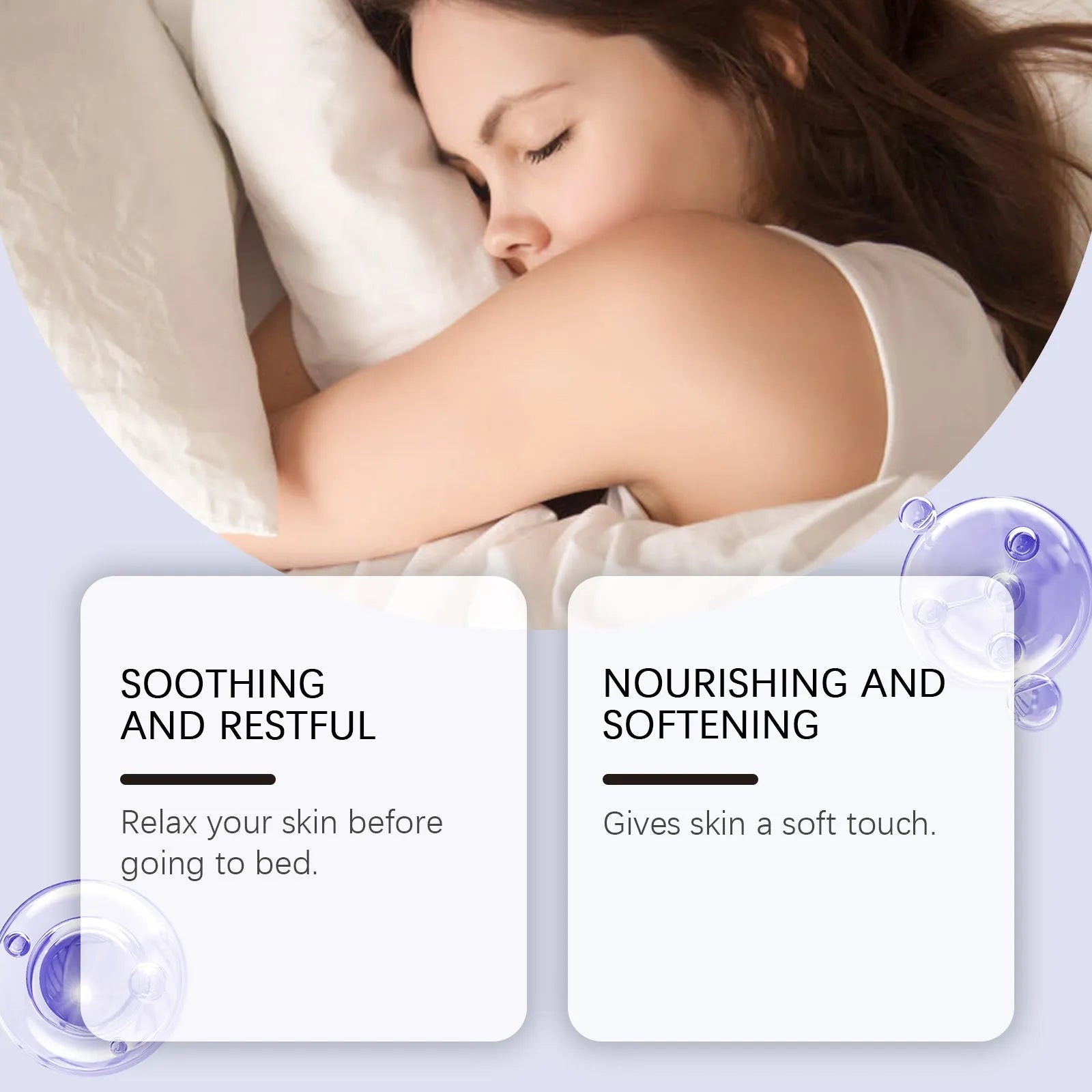90g Sleep Magnesium Essence Cream jar with honey active ingredient for nighttime skincare