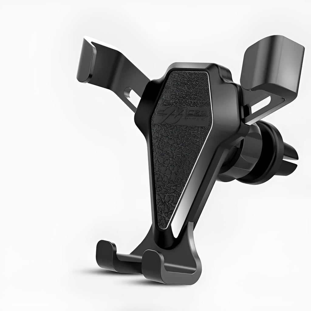 Elegant Black universal car air vent phone mount for 66mm to 84mm wide smartphones