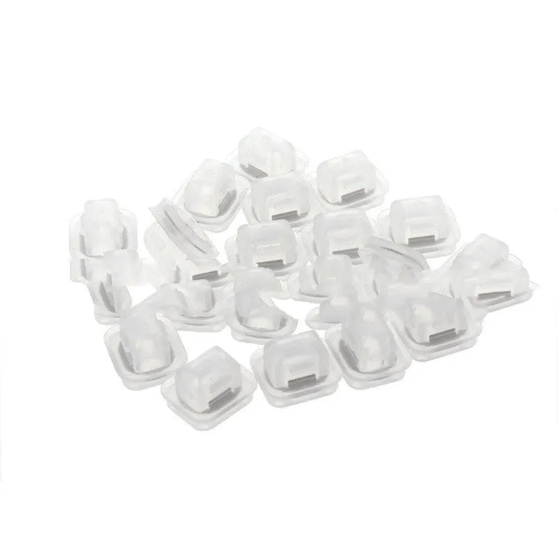 100 plastic peach wood coloured seat buckle fastener clips for BMW E39 and E38 models.