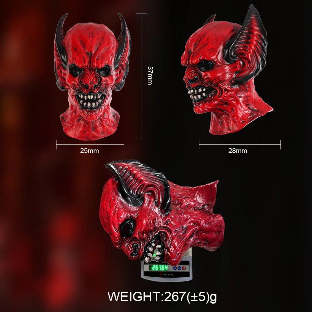 Red bat design RP foam party hood mask for Halloween and Christmas costume events