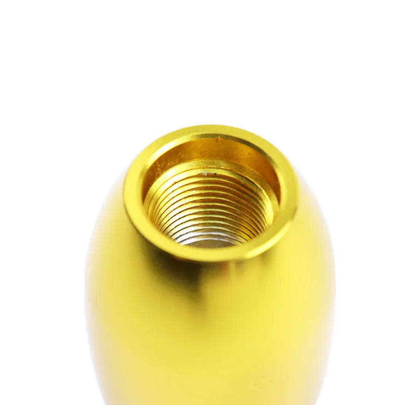 Universal manual car gear shift knob replacement kit with three rubber sleeves and aluminium alloy fitting sleeve