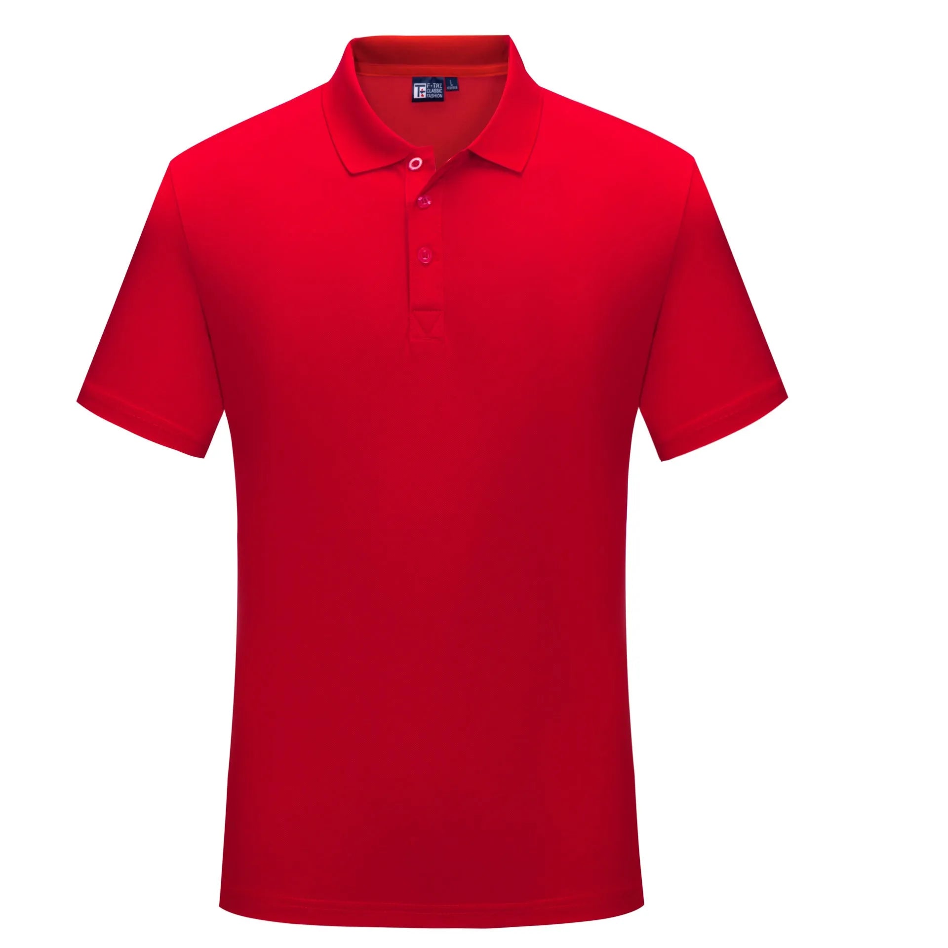 Slim fit corporate T-shirt in solid colour, short sleeves, Ice Silk polyester blend, available in multiple colours and sizes