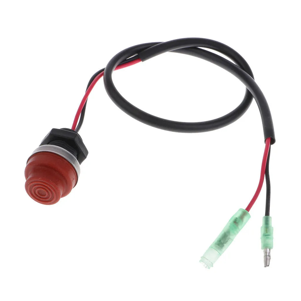 YAMAHA model hardware plastic motorboat engine stop switch with rope lanyard.