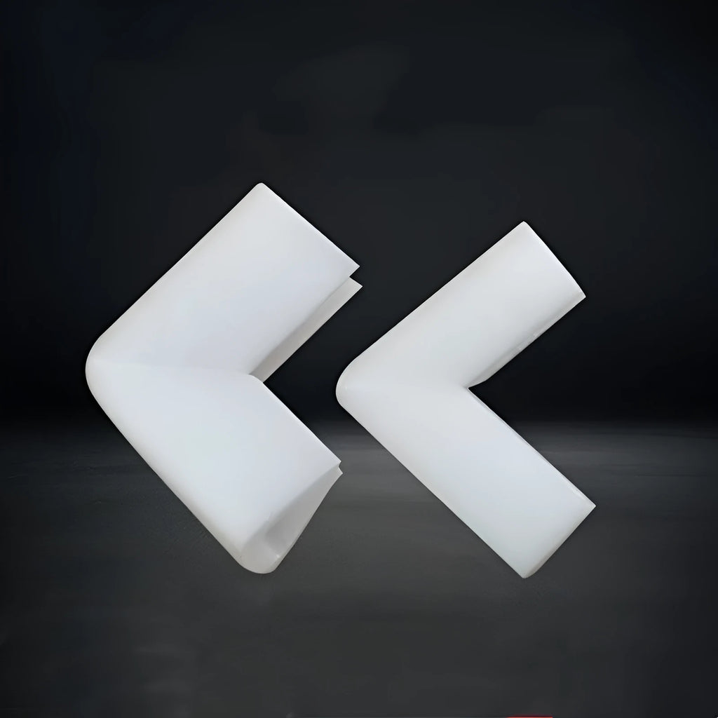 U10 style pearl cotton corner protectors with 10mm slot width for furniture edge protection