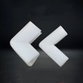 U10 style pearl cotton corner protectors with 10mm slot width for furniture edge protection