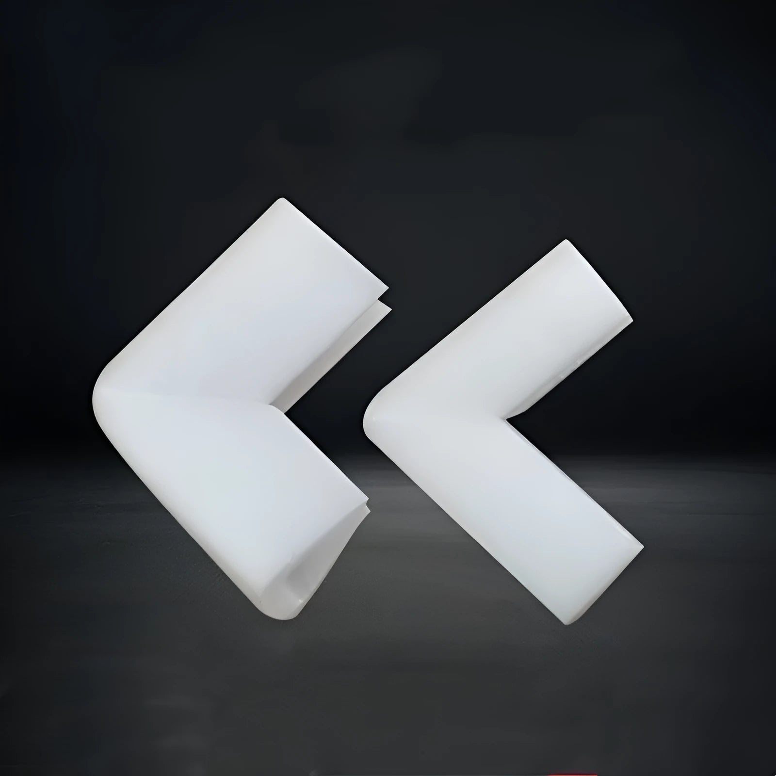 U10 style pearl cotton corner protectors with 10mm slot width for furniture edge protection