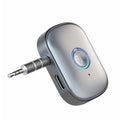 W1 Bluetooth 5.3 car audio receiver with one-key hands-free button and 10m range
