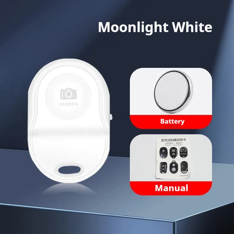 Bluetooth phone camera remote, ABS, 49x31x11mm, push-button, four colours available