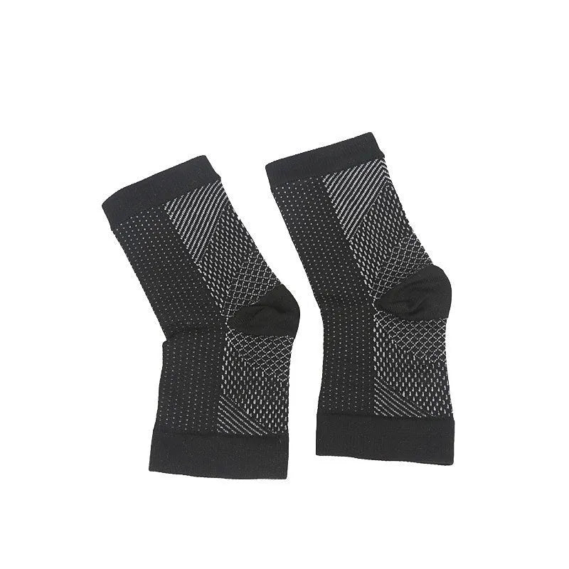 Korean-style heel invisible compression sports socks in four colours with short tube design