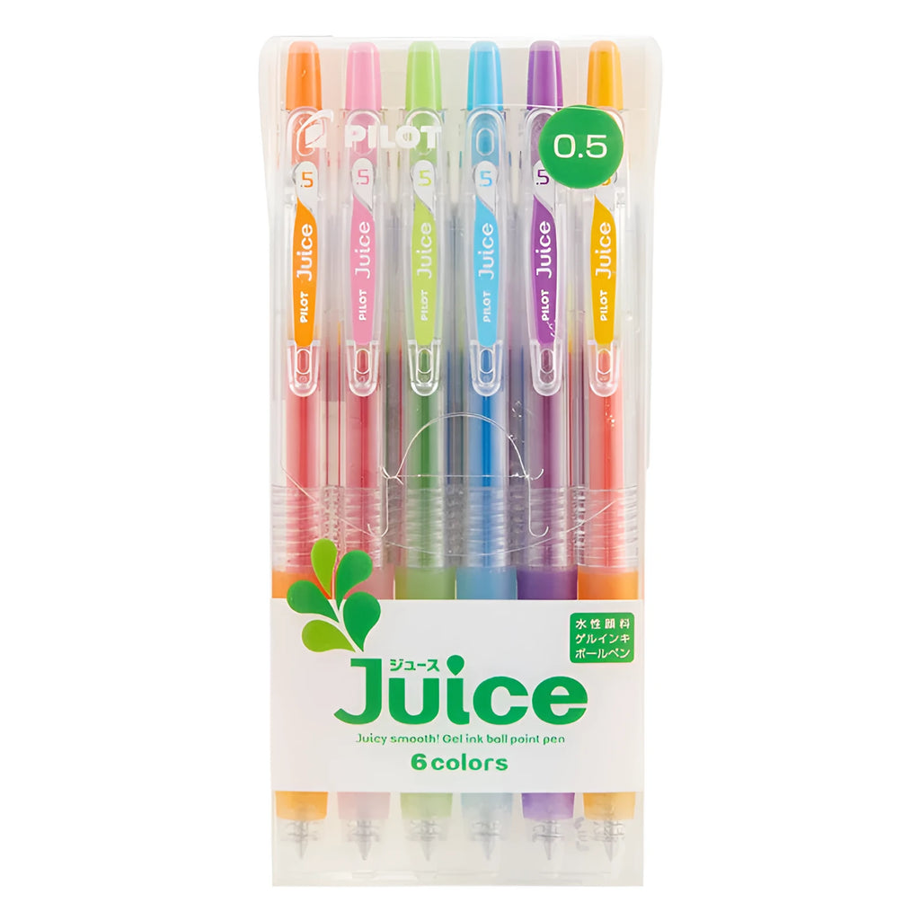 Direct Juice Baiguole 0.5mm gel pen showing metallic gold and silver colour options