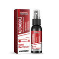 Automobile rust remover spray container measuring 3x3x11.2cm for car metal surface treatment