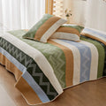 Pure cotton printed bed sheet set in modern simple style with reactive dye patterns
