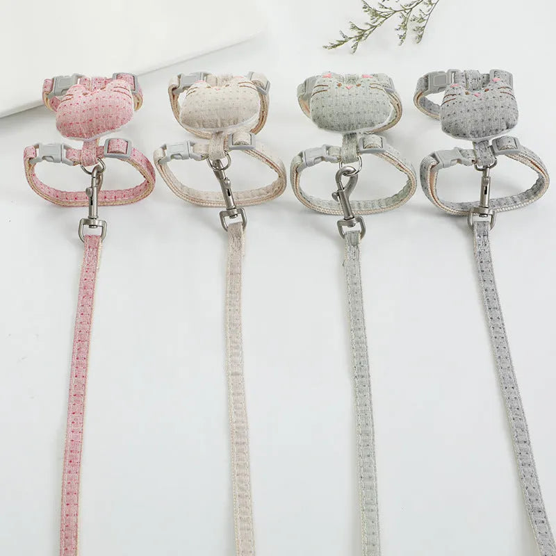 T-shaped cloth cat drawstring pull rope toy in multiple colours for cats up to 8kg