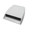Car decoration air inlet simulation vent in ABS plastic showing black, silver, and white colour options